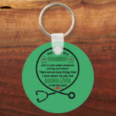 Porte-clés Le cadeau de Paramedic. Cela Appartient À Un Param (Recto)