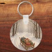 Porte-clés Le Cadeau du Bois d'Hiver (Verso)
