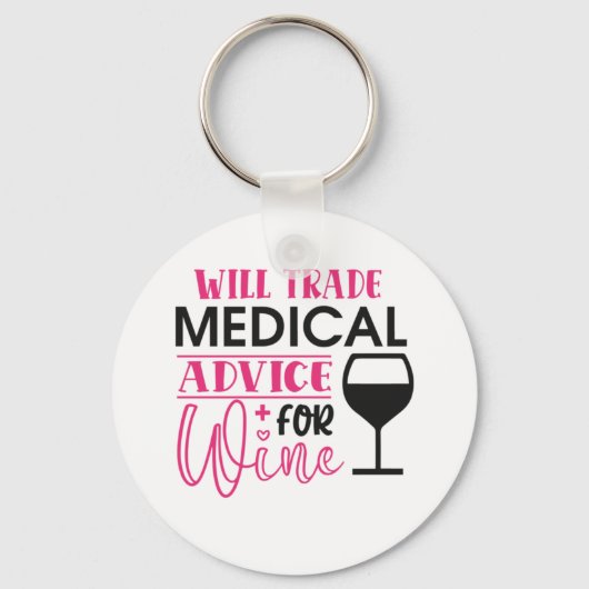 Porte-clés Le Cadeau Infirmière Échangera Des Conseils Médica (Recto)