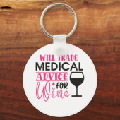 Porte-clés Le Cadeau Infirmière Échangera Des Conseils Médica (Recto)