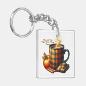 Porte-clés Le café fait avancer les choses (Devant gauche)