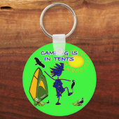 Porte-clés Le Camping Est (Intense) Dans Les Tentes (Recto)