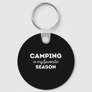 Porte-clés Le camping est ma saison préférée Drôles de campeu