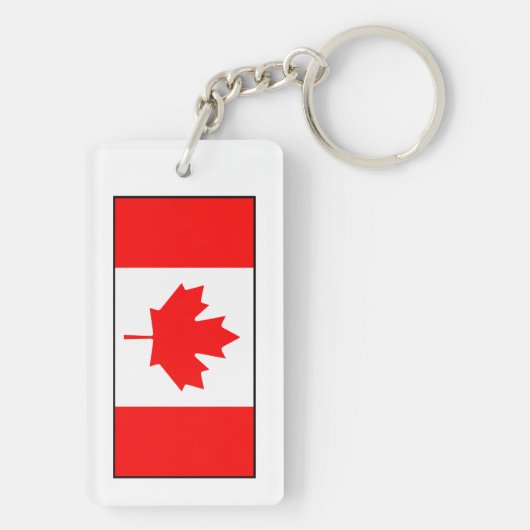 Porte-clés Le Canada - drapeau canadien (Dos)