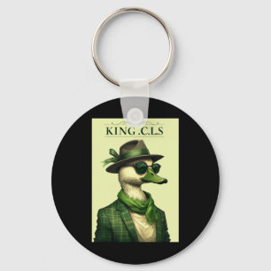Porte-clés Le canard du roi C.l.s La nature Vert Lumière Vert