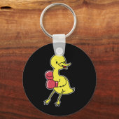 Porte-clés Le Canard Fait La Boxe (Recto)