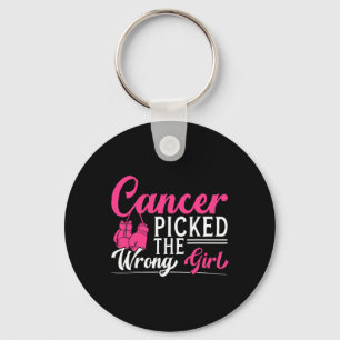 Porte-clés Le Cancer A Choisi La Mauvaise Fille Le Cancer Du