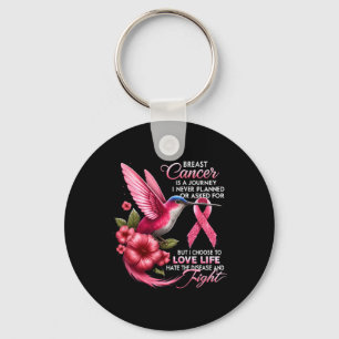 Porte-clés Le cancer Le cancer du sein est un voyage que je n