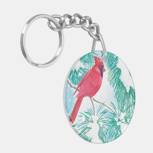 Porte-clés Le cardinal - (Devant gauche)