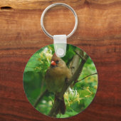 Porte-clés Le cardinal dans le porte - clé de lèche-miel (Recto)