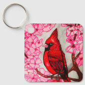 PORTE-CLÉS LE CARDINAL ROUGE  (Recto)