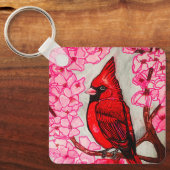 PORTE-CLÉS LE CARDINAL ROUGE  (Recto)