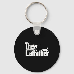 Porte-clés Le Catfather Meilleur Papa Fête des Pères Hommes C