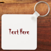 Porte-clés Le cauchemar de la lune sanglante d'Halloween (Verso)