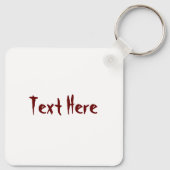 Porte-clés Le cauchemar de la lune sanglante d'Halloween (Dos)