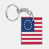 Porte-clés Le Cercle des étoiles, drapeau américain par Betsy (Devant gauche)