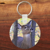 Porte-clés Le cerf dans les bois (Recto)