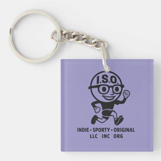 Porte-clés Le chapeau ISO (Devant)