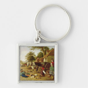 Porte-clés Le chariot du marché, 1864 (huile sur la toile)