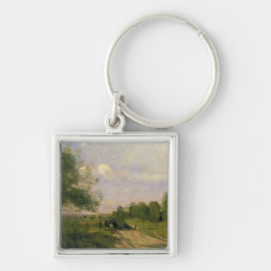 Porte-clés Le chariot, souvenir de Saintry, 1874