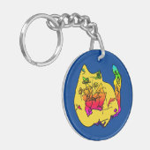 Porte-clés Le chat Abstrait de Lily (Devant gauche)