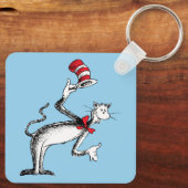 Porte-clés Le Chat Chapeauté s'incline (Verso)