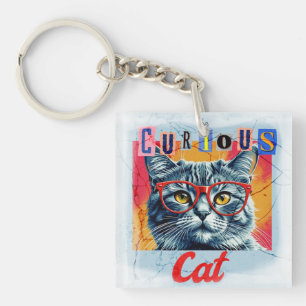 Porte-clés Le Chat Curieux