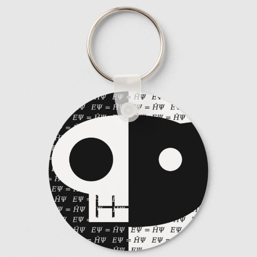 Porte-clés Le chat de Schrödinger (Recto)