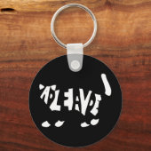 Porte-clés Le chat de Schrödinger (Recto)