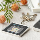 Porte-clés Le chat de Schrodinger libre (Côté)