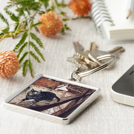 Porte-clés Le Chat du Château de Rackham (Côté)