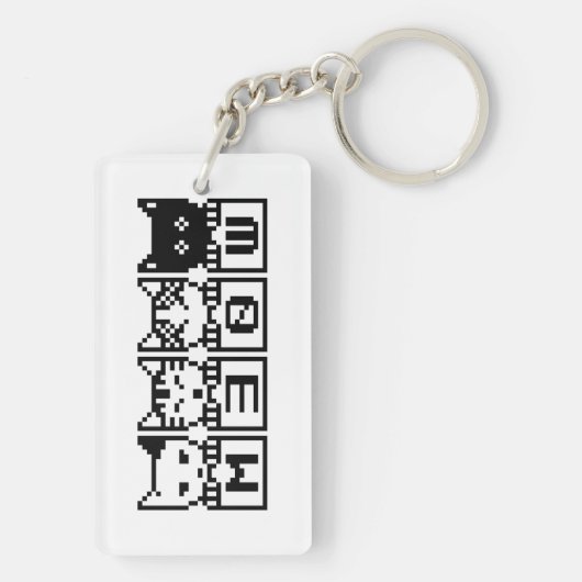 PORTE-CLÉS LE CHATS M30W 8 BITS (Dos)