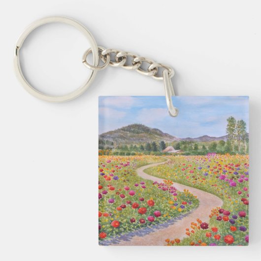 Porte-clés Le chemin coloré (Devant)