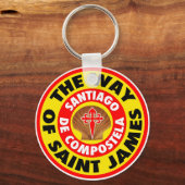 Porte-clés Le chemin de Saint-Jacques (Recto)