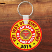 Porte-clés Le chemin de Saint Jacques 2014 (Recto)
