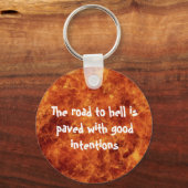 Porte-clés Le chemin vers l'enfer Porte - clé (Recto)