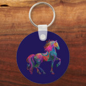Porte-clés Le Cheval Brodé (Recto)