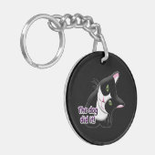 Porte-clés Le chien l'a fait Chat (Devant gauche)