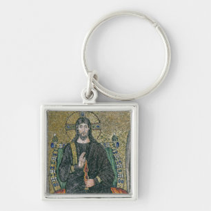 Porte-clés Le Christ a couronné avec les anges