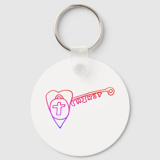 Porte-clés Le Christ est la clé acrylique clé (Recto)