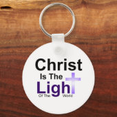 Porte-clés Le Christ est la lumière  (Recto)