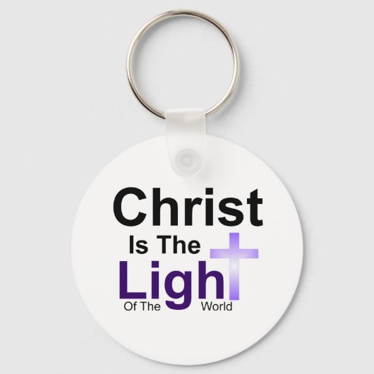 Porte-clés Le Christ est la lumière  (Verso)