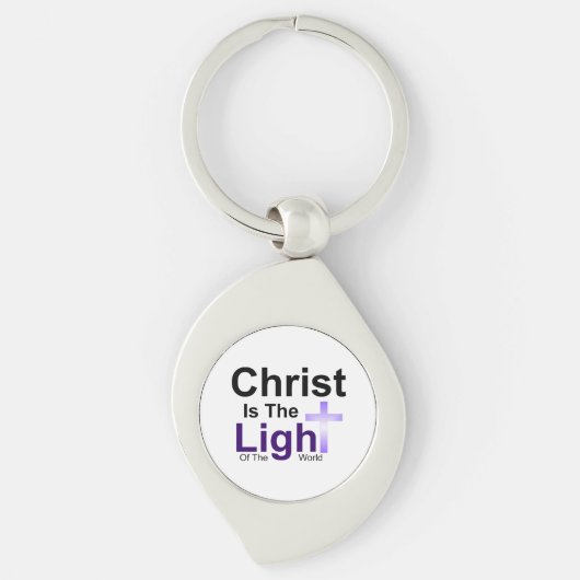 Porte-clés Le Christ est la lumière (Devant)