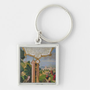 Porte-clés Le Christ et la femme de Samaria au puits de Jacob