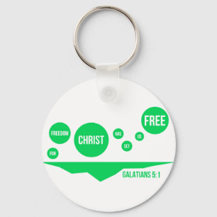 Porte-clés Le Christ nous a libérés - 5:1 de Galatians