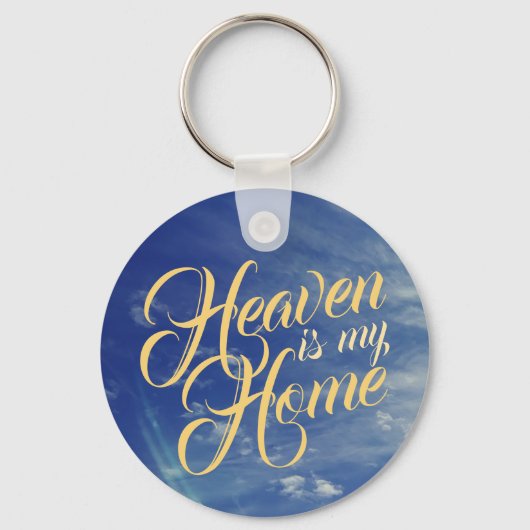 Porte-clés Le ciel est ma maison avec le ciel (Recto)