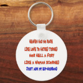 Porte-clés Le Ciel n'a pas de rage comme l'amour transformé e (Recto)