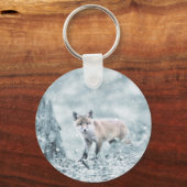 Porte-clés Le club Fox dans la neige (Recto)