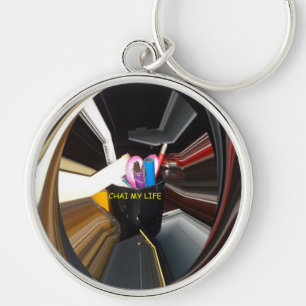Porte-clés Le cœur de l'agitation Accessoires de bureau Key