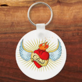 Porte-clés Le coeur de papa (Recto)